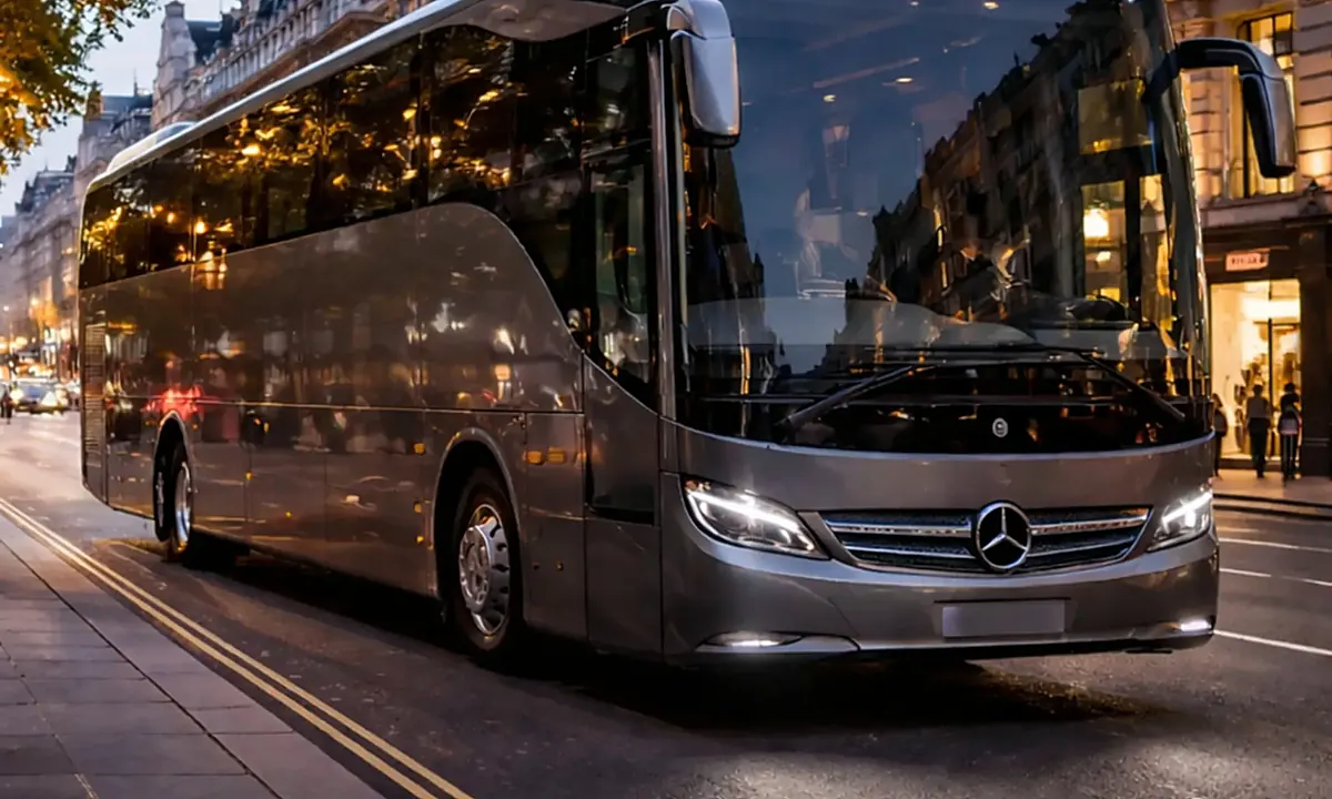 55 seater executive coach hire from Heathrow Airport